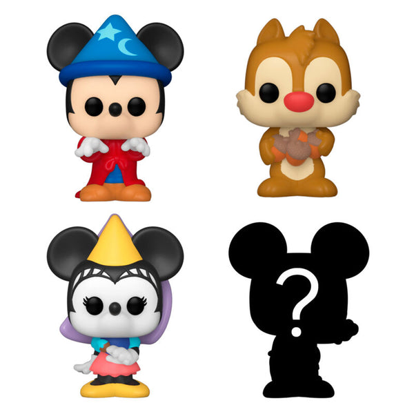 Funko Bitty Pop! Disney 4 Pack Sorcerer Mickey / Dale / Princess Minnie / Mystery Pop!