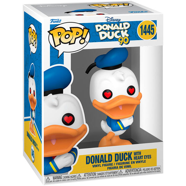 Funko Pop! Disney 90º Aniversario Pato Donald Donald Duck with heart eyes