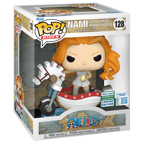 Funko Pop! Rides Deluxe One Piece Nami with White Hobby Horse (2025 Wondrous Convention)