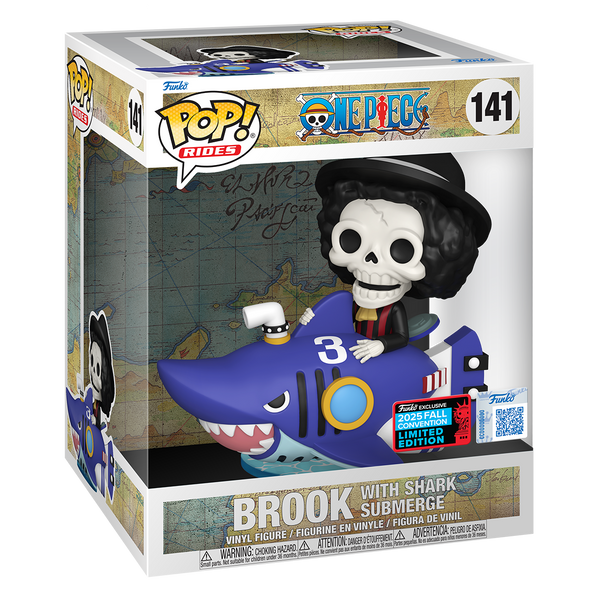 Funko Pop! Rides Deluxe One Piece Brook with Shark Submerge (2025 Fall Convention)