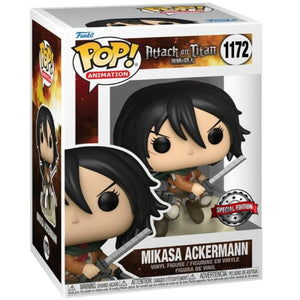 Funko Pop! Animation Ataque a los titanes Mikasa Ackermann (Special Edition)