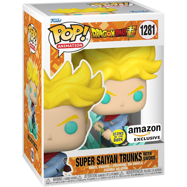 Funko Pop! Animation Dragon Ball Super Super Saiyan Trunks with sword (Amazon Exclusive) (GITD)