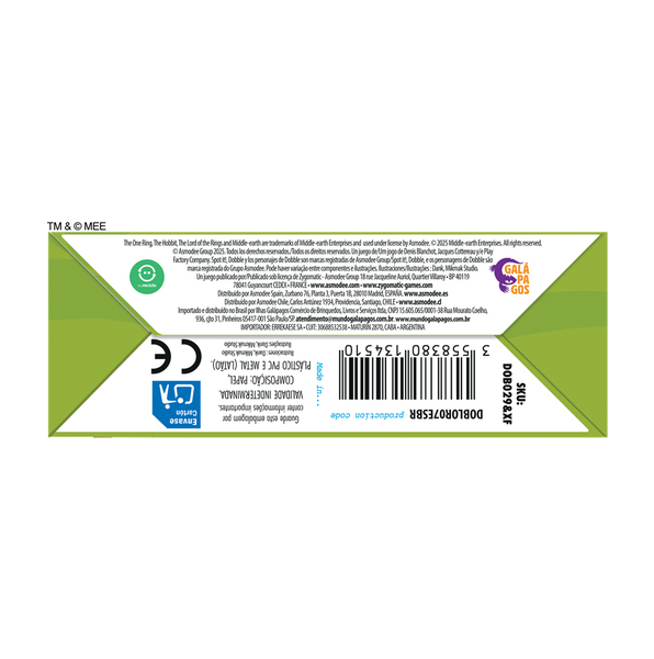 Dobble The Lord of the Rings Juego de cartas