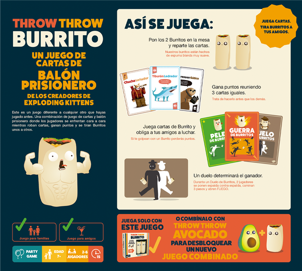Throw Throw Burrito Juego de mesa