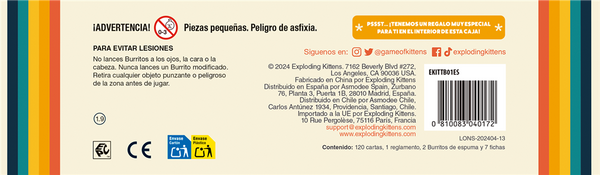 Throw Throw Burrito Juego de mesa