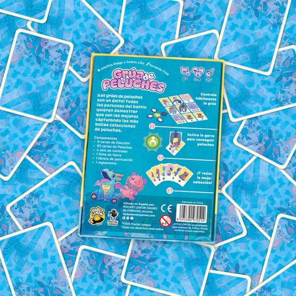 Grúa de Peluches Juego de cartas