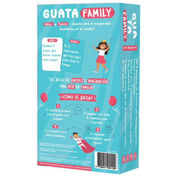 Guatafamily Juego de cartas