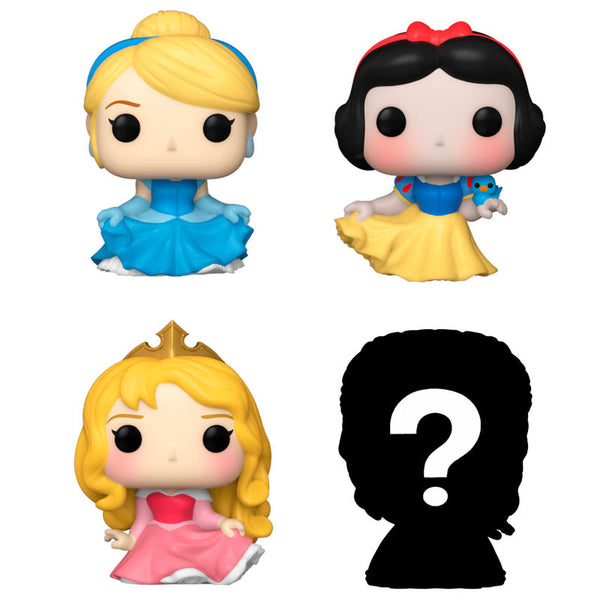 Funko Bitty Pop! Disney Princess 4 Pack Cinderella / Snow White / Aurora / Mystery Pop!