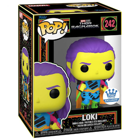 Funko Pop! Marvel Thor: Ragnarok Black Light Loki (Exclusive)