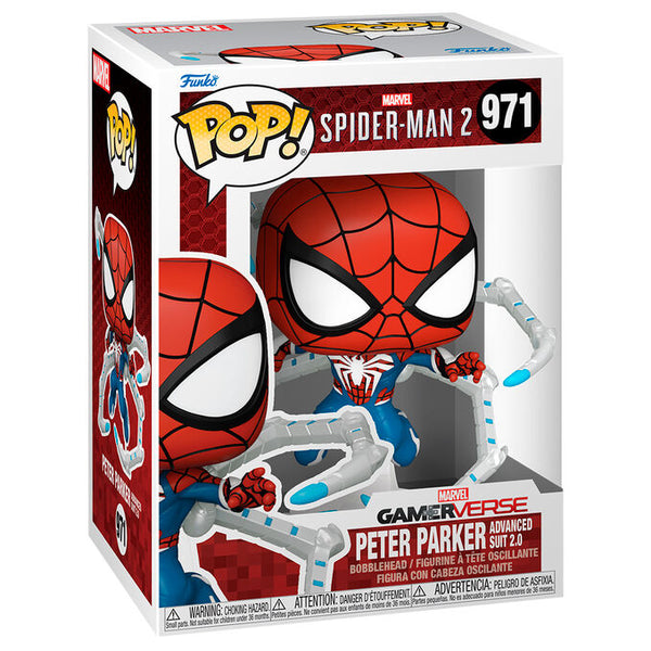 Funko Pop! Marvel Spider-Man 2 Peter Parker Advanced Suit 2.0