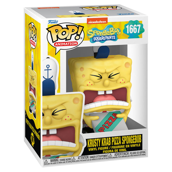 Funko Pop! Animation Nickelodeon Bob Esponja Krusty Krab Pizza Spongebob