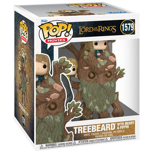 Funko Super Sized Pop! El Señor de los Anillos Treebeard with Merry & Pippin