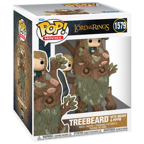 Funko Super Sized Pop! El Señor de los Anillos Treebeard with Merry & Pippin