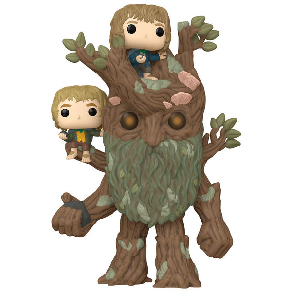 Funko Super Sized Pop! El Señor de los Anillos Treebeard with Merry & Pippin