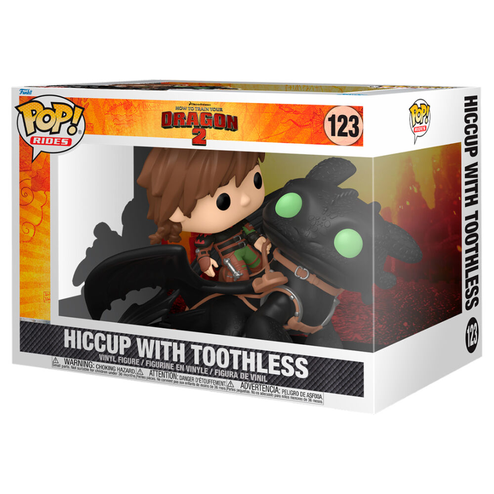 Funko Pop! Rides Cómo entrenar a tu dragón 2 Hiccup with Toothless