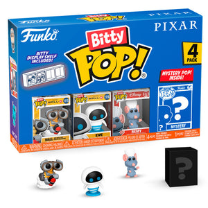 Funko Bitty Pop! Disney Pixar 4 Pack WALL-E / Eve / Remy / Mystery Pop!