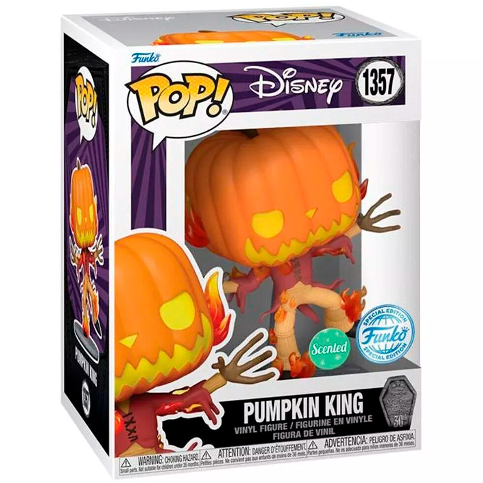 Funko Pop! Disney Pesadilla Antes de Navidad Pumpkin King (Special Edition) (Scented)