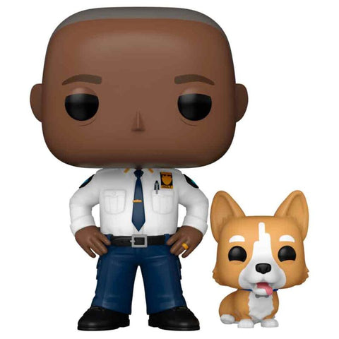 Funko Pop! Television Brooklyn Nine-Nine Captain Ray Holt with Cheddar