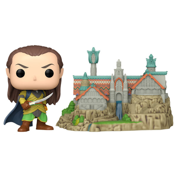 [RESERVA] Funko Pop! Town El Señor de los Anillos Elrond with Rivendell