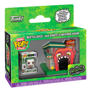 Funko Bitty Pop! Towns Bitelchús Beetlejuice and Dante's Inferno Room