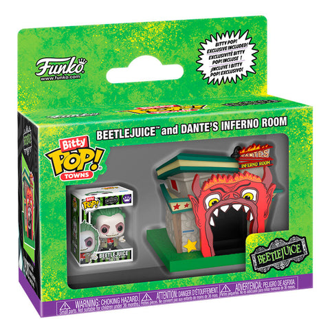 [RESERVA] Funko Bitty Pop! Towns Bitelchús Beetlejuice and Dante's Inferno Room