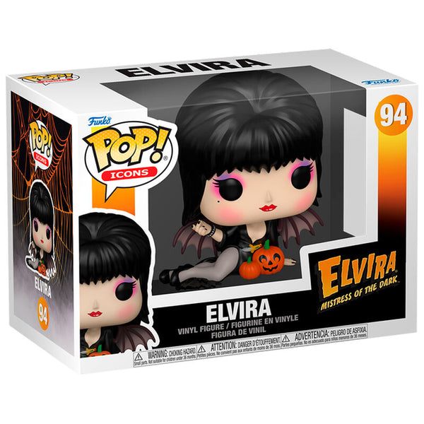 Funko Pop! Icons Elvira, reina de las tinieblas Elvira