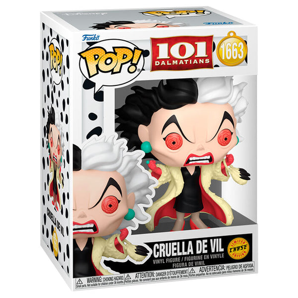 Funko Pop! Disney 101 Dálmatas Cruella de Vil (Chase)