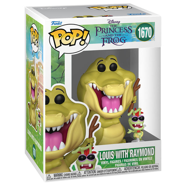 Funko Pop! Disney Tiana y el sapo Louis with Raymond