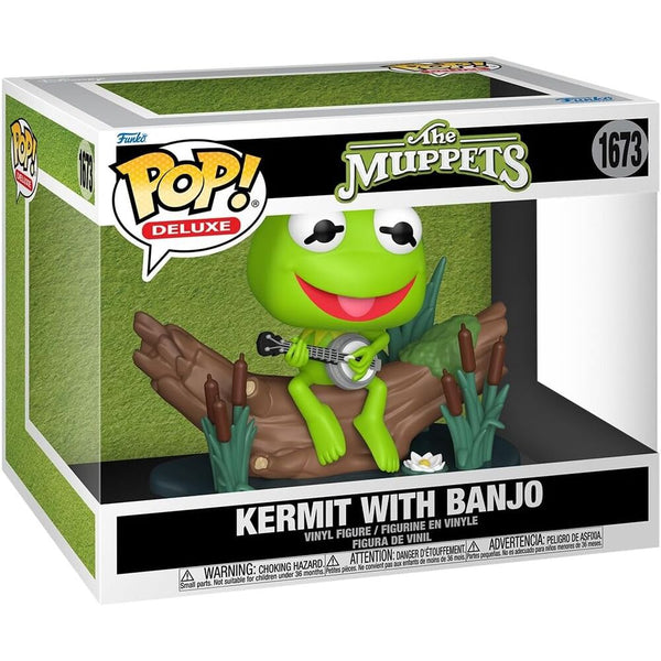 Funko Pop! Deluxe Los Muppets Kermit with Banjo