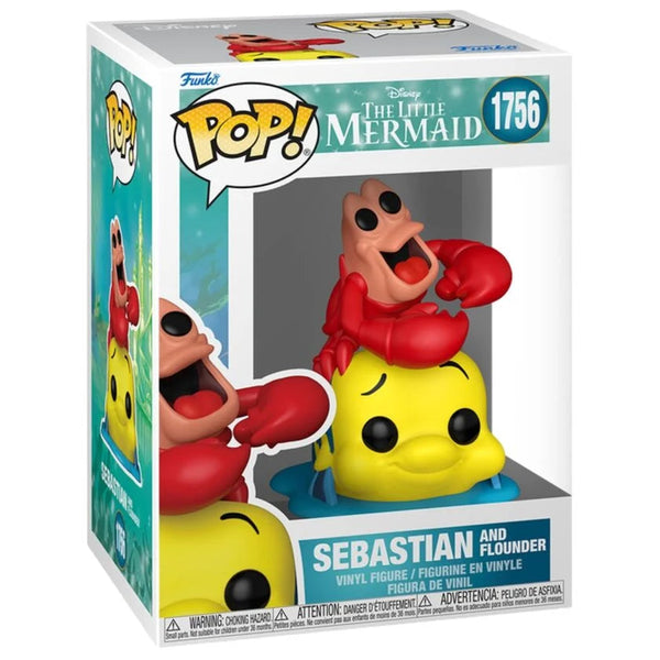 Funko Pop! Disney La Sirenita Sebastian and Flounder