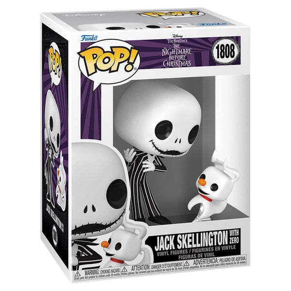 Funko Pop! Disney Pesadilla Antes de Navidad Jack Skellington with Zero