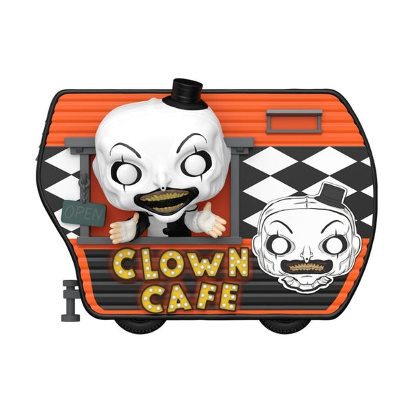 Funko Pop! Rides Deluxe Terrifier 2 Art with Clown Cafe