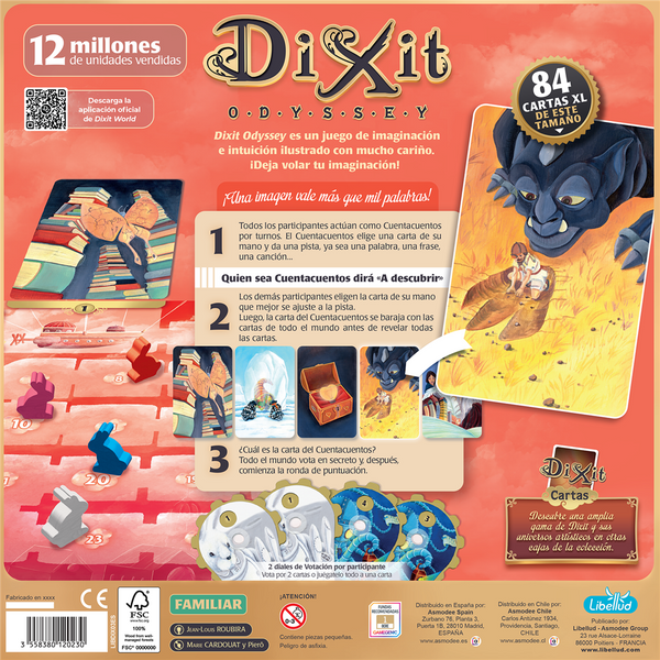 Dixit Odyssey Juego de mesa