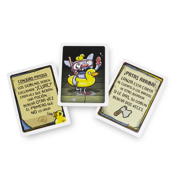 PATAS ARRIBA Juego de cartas + sobres PROMO Patas Arriba y Mal Trago