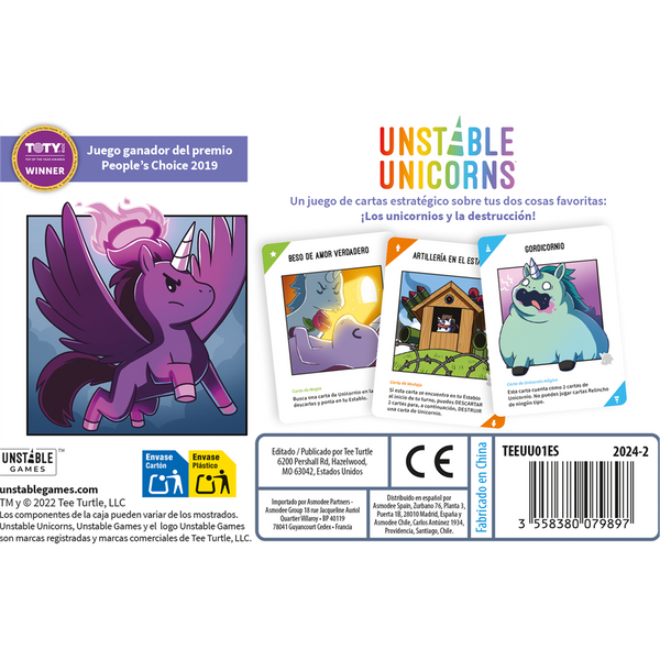 Unstable Unicorns Juego de cartas