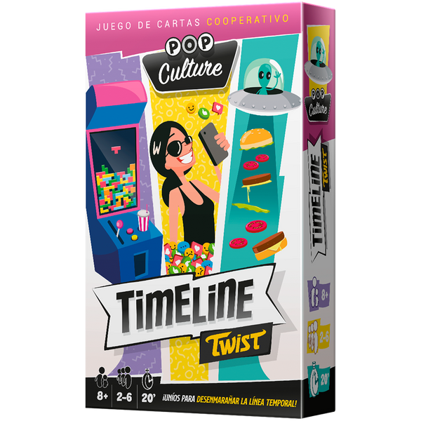 Timeline Twist Pop Culture Juego de cartas