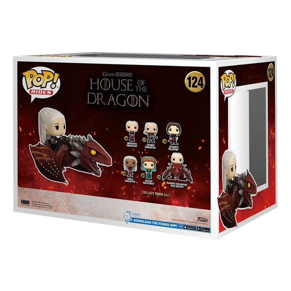 Funko Pop! Rides La casa del dragón Rhaenys Targaryen with Meleys