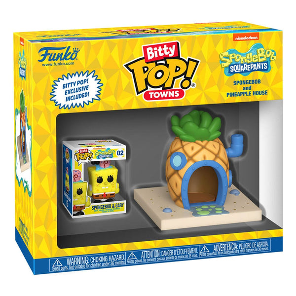 Funko Bitty Pop! Towns Bob Esponja Spongebob and Pineapple House