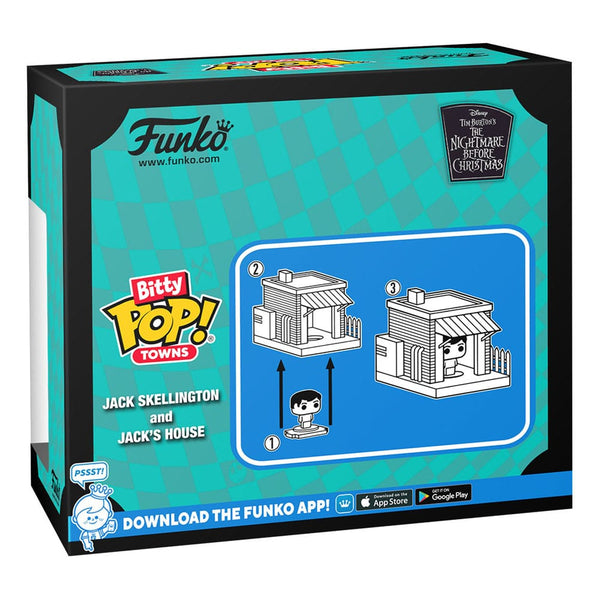 Funko Bitty Pop! Towns Disney Pesadilla Antes de Navidad Jack Skellington and Jack's House