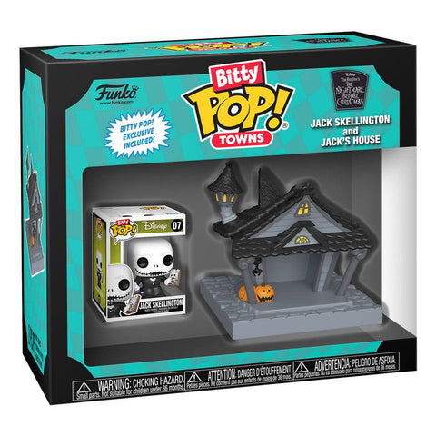 Funko Bitty Pop! Towns Disney Pesadilla Antes de Navidad Jack Skellington and Jack's House