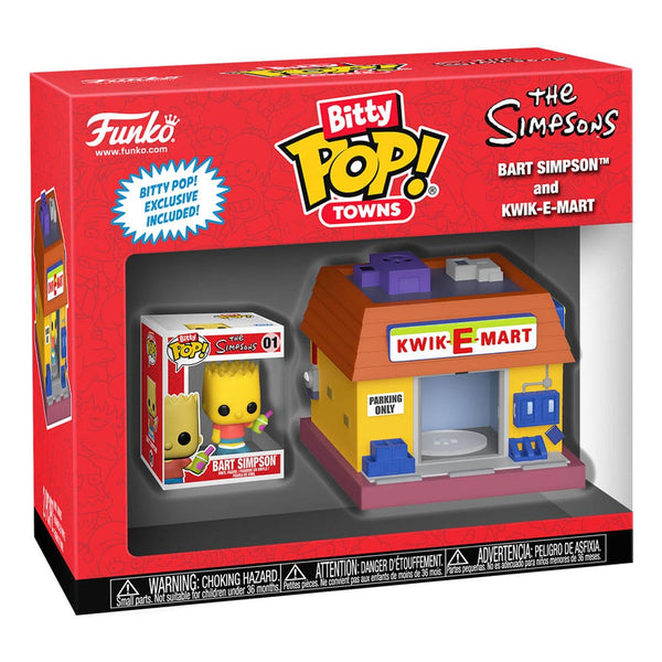 Funko Bitty Pop! Towns Los Simpson Bart Simpson and Kwik-E-Mart