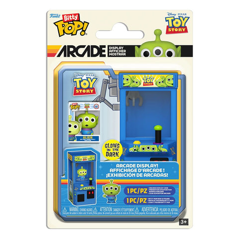 Funko Bitty Pop! Arcade Display Disney Pixar Toy Story Alien (GITD)