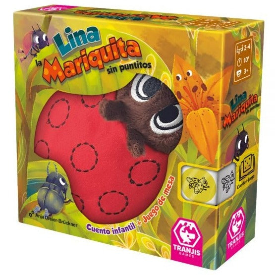 Lina, la mariquita sin puntitos Cuento infantil + Juego de mesa