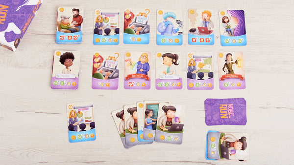 Nobel Run Juego de cartas