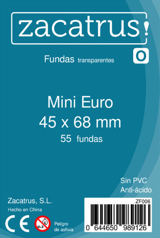 Fundas Mini Euro (45 x 68mm) (55 uds)