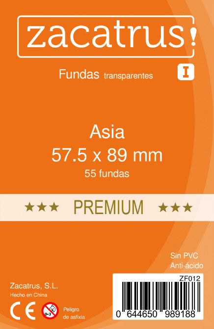Fundas Asia Premium (57,5 x 89mm) (55 uds)