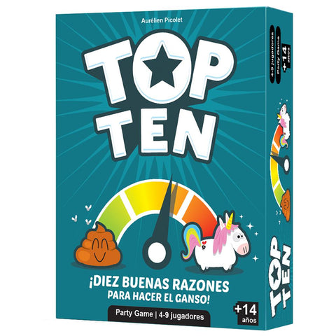 Top Ten Juego de cartas