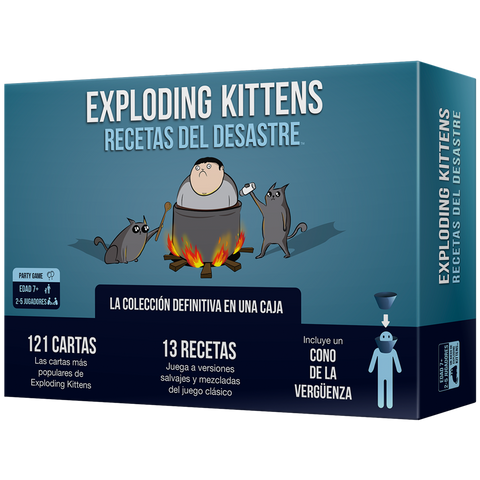Exploding Kittens Recetas del Desastre Juego de cartas