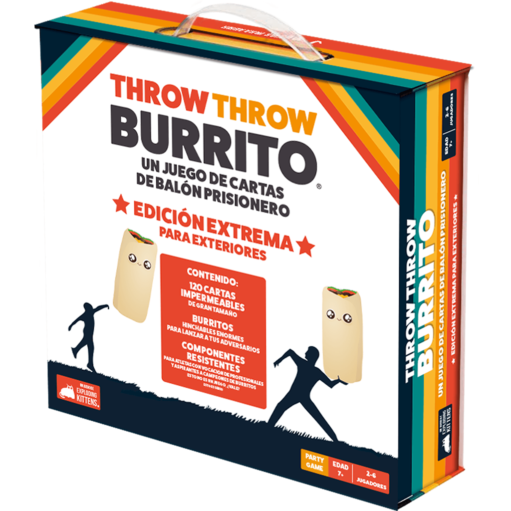 Throw Throw Burrito Ed. Extrema para Exteriores Juego de cartas