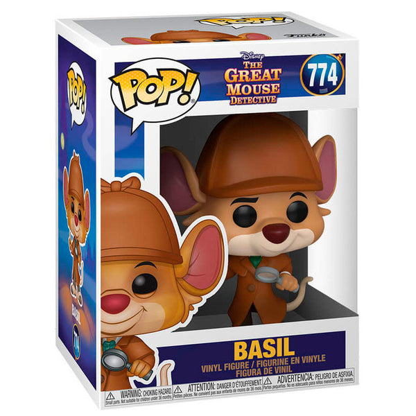 Funko Pop! Disney Basil, el ratón superdetective Basil
